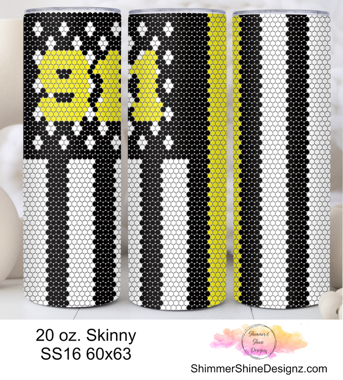 911 Dispatch Flag SS16 Sublimation Pattern Tumbler 20 oz. Skinny