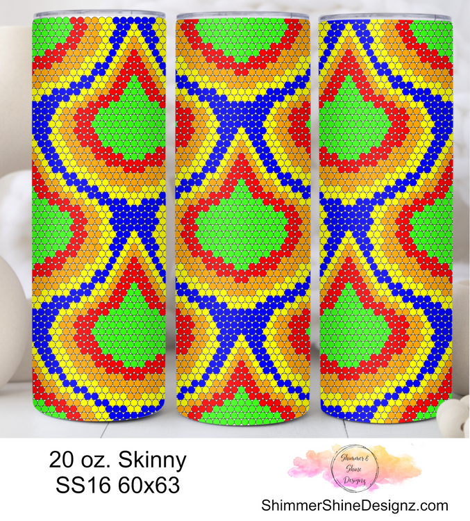 Bright Teardrops 20 oz Skinny SS16 60x63