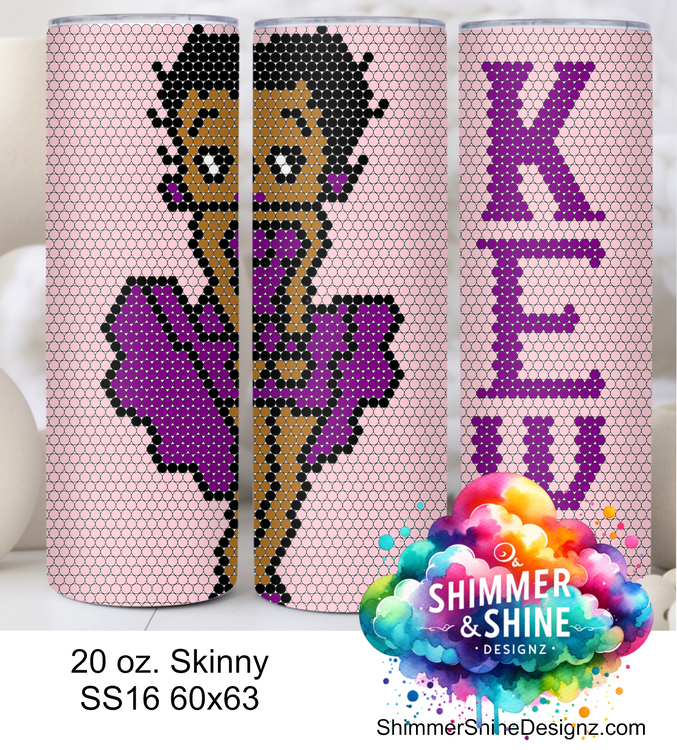 Kappa Epsilon Psi Boop 20 oz Skinny SS16 60x63 DIGITAL DOWNLOAD
