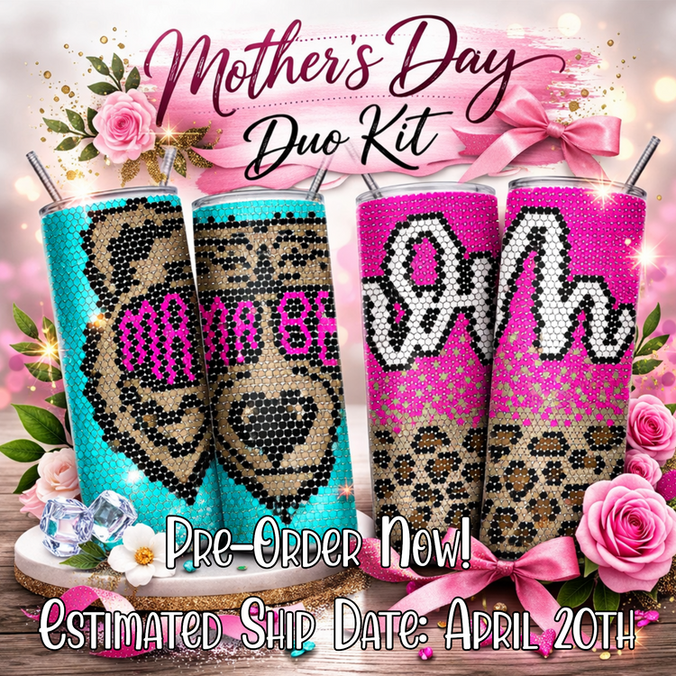 Mother's Day Duo Kit - TWO Glass Bling Kits Included