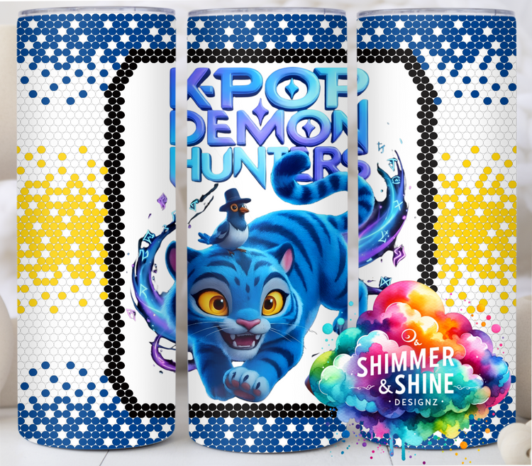 K-Pop Demon Hunters Tiger SS16 20 oz. Skinny Square Sublimated Tumbler