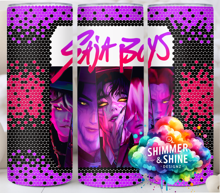 Saja Boys K-Pop Dark Ombre SS16 20 oz. Skinny Square DIGITAL DOWNLOAD