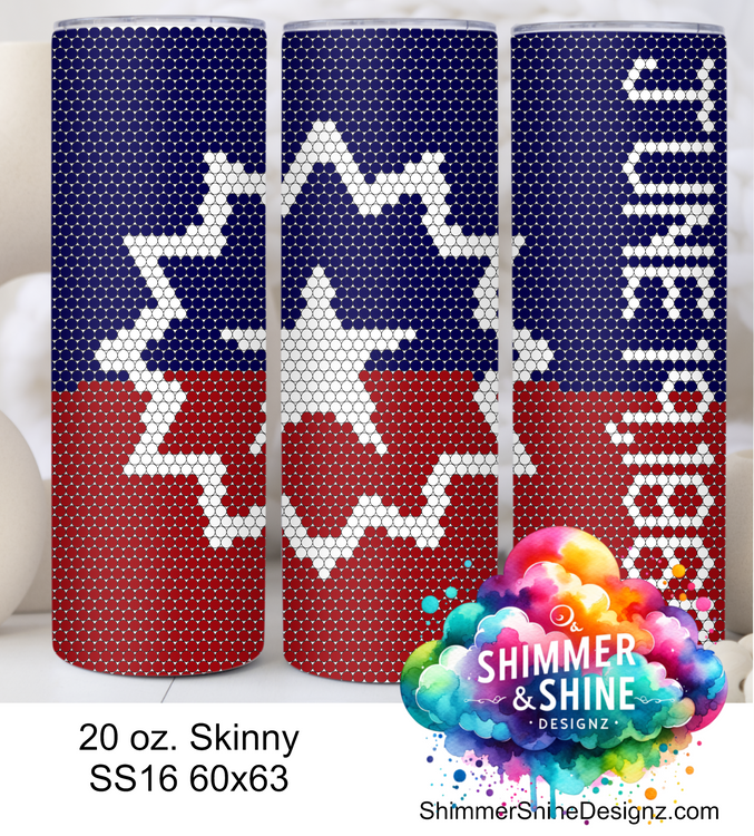 Juneteenth Flag 20 oz Skinny SS16 60x63 DIGITAL DOWNLOAD