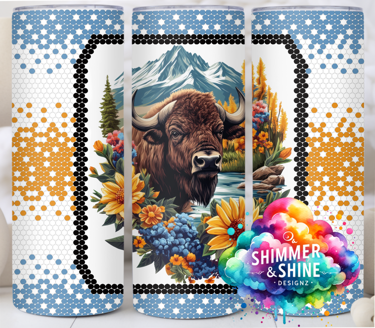 Floral Buffalo SS16 20 oz. Skinny Square DIGITAL DOWNLOAD