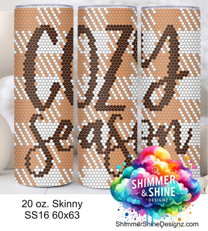 Cozy Season Fall Plaid 20 oz Skinny SS16 60x63 DIGITAL DOWNLOAD