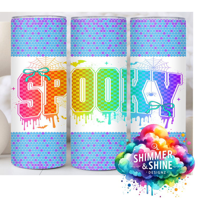 Neon Spooky Ombre SS16/4MM 20 oz. Skinny Middle DIGITAL DOWNLOAD