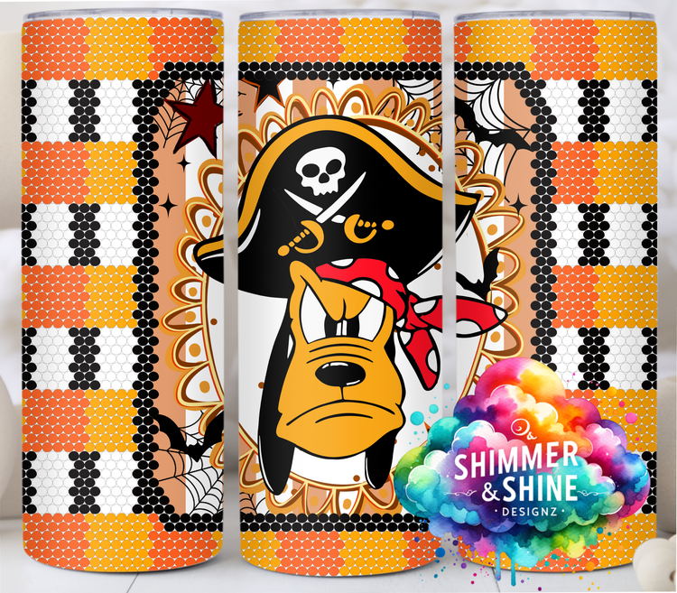 Halloween Pluto Pirate SS16 20 oz. Skinny Square DIGITAL DOWNLOAD