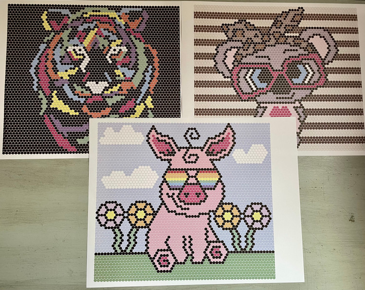 Sublimation Prints for Rhinestone Patterns