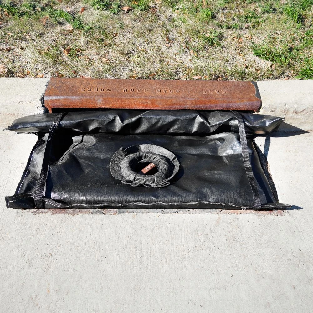 Curb Inlet Filter Inserts Storm Sentinel® Curb Silt Bag Basin Insert, Black