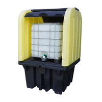 IBC Roll Top Hardcover Spill Pallet, Yellow (4070-YE) IBC Roll Top Hardcover Spill Pallet, Yellow (4070-YE)