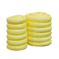 Aggressive Absorbent Socks, Yellow Aggressive Absorbent Socks, Yellow