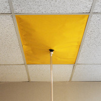Drop Ceiling Leak Diverters, Yellow Drop Ceiling Leak Diverters, Yellow