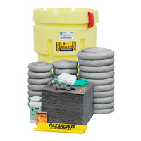 Envirosalv 95-Gallon Lockable Salvage Drum Spill Kit, Universal, Yellow (1393-YE) Envirosalv 95-Gallon Lockable Salvage Drum Spill Kit, Universal, Yellow (1393-YE)