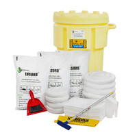 ENSORB® 95-Gallon Wheeled Salvage Drum Spill Kit, Oil Only ENSORB® 95-Gallon Wheeled Salvage Drum Spill Kit, Oil Only