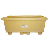 Poly Safety Pack Outdoor Drum Storage Base Only, Yellow Poly Safety Pack Outdoor Drum Storage Base Only, Yellow