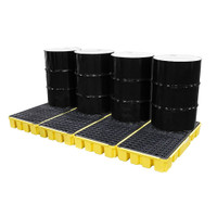 8 Drum Spill Workstation, Yellow (5110-YE) 8 Drum Spill Workstation, Yellow (5110-YE)