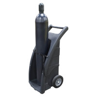 Cylinder Dolly Heavy Duty with All-Terrain Wheels, Black (7301-BK-A) Cylinder Dolly Heavy Duty with All-Terrain Wheels, Black (7301-BK-A)