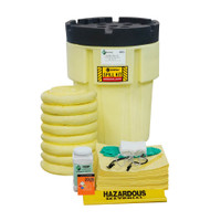 65-Gallon Poly SpillPack Spill Kit, Aggressive, Yellow with Black Slip-Top Lid (1461-YE) 65-Gallon Poly SpillPack Spill Kit, Aggressive, Yellow with Black Slip-Top Lid (1461-YE)