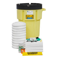 95-Gallon Wheeled Poly SpillPack Spill Kit, Oil Only, Yellow with Black Slip-Top Lid (1499-YE) 95-Gallon Wheeled Poly SpillPack Spill Kit, Oil Only, Yellow with Black Slip-Top Lid (1499-YE)