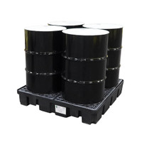 4-Drum Economy Spill Pallet - Black Diamond (5400-BD) 4-Drum Economy Spill Pallet - Black Diamond (5400-BD)