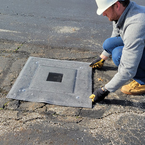 Hazmat Drain Covers  Transparent Drain Spill Protection