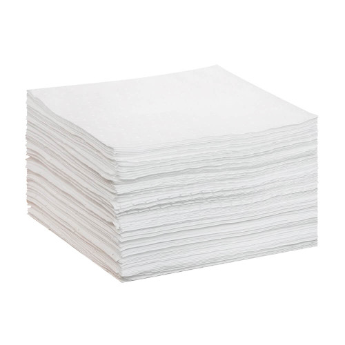 Oil Only Bonded Absorbent Pads, White