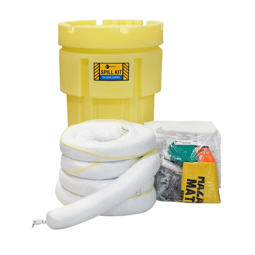 65-Gallon Salvage Drum Marine Spill Kit, Oil Only
