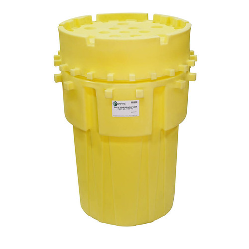 180-Gallon Poly-Overpack® Drum, Yellow 180-Gallon Poly-Overpack® Drum, Yellow
