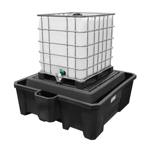IBC Tote Spill Containment Pallet, Black (5469-BD)