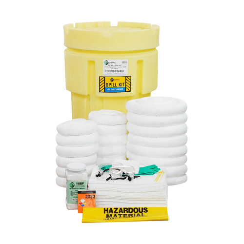 65-Gallon Salvage Drum Spill Kit, Oil Only, Yellow (1362-YE) 65-Gallon Salvage Drum Spill Kit, Oil Only, Yellow (1362-YE)