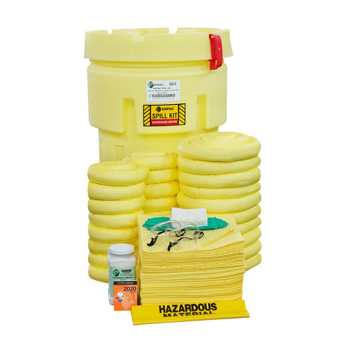 Envirosalv 95-Gallon Lockable Salvage Drum Spill Kit, Aggressive, Yellow (1394-YE) Envirosalv 95-Gallon Lockable Salvage Drum Spill Kit, Aggressive, Yellow (1394-YE)