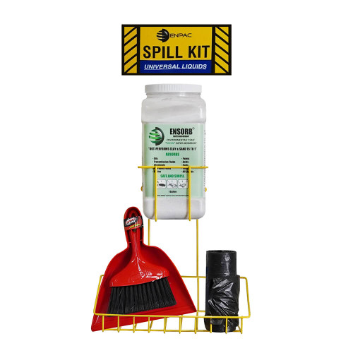 ENSORB® Wall-Mount Spill Station, Universal, Yellow (13-ESS)