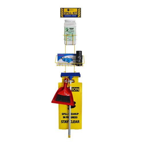 ENSORB® Wall-Mount Spill Station Deluxe, Universal, Yellow (13-ESSD) ENSORB® Wall-Mount Spill Station Deluxe, Universal, Yellow (13-ESSD)