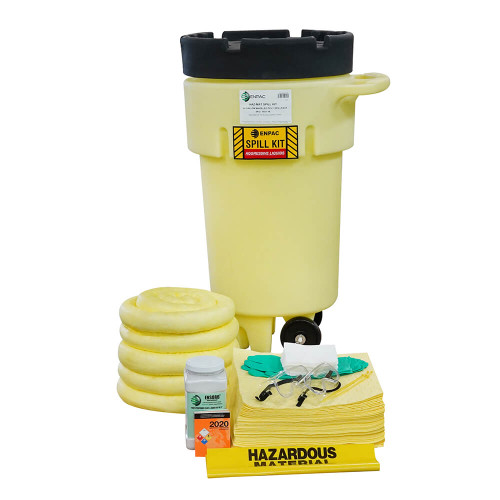 Aggressive 50-Gallon Wheeled Poly SpillPack Spill Kit | ENPAC