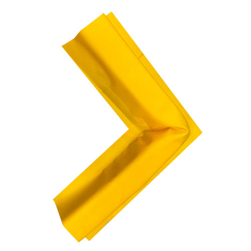 Modular Diverter Berm Corner, Yellow