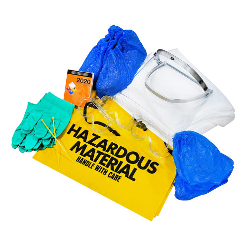P.P.E. Spill Kit Pack, Clear Bag (13-PPE)