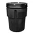 95-Gallon Poly SpillPack Drum with Slip-Top Lid, Black (1195-BD)
