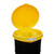 Universal Poly Drum Funnel, Yellow (3004-YE) with Lid