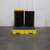 4 Drum Slim-Line Poly Spill Pallet, Yellow