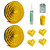 50'L Modular Diverter Berm Kit, Yellow