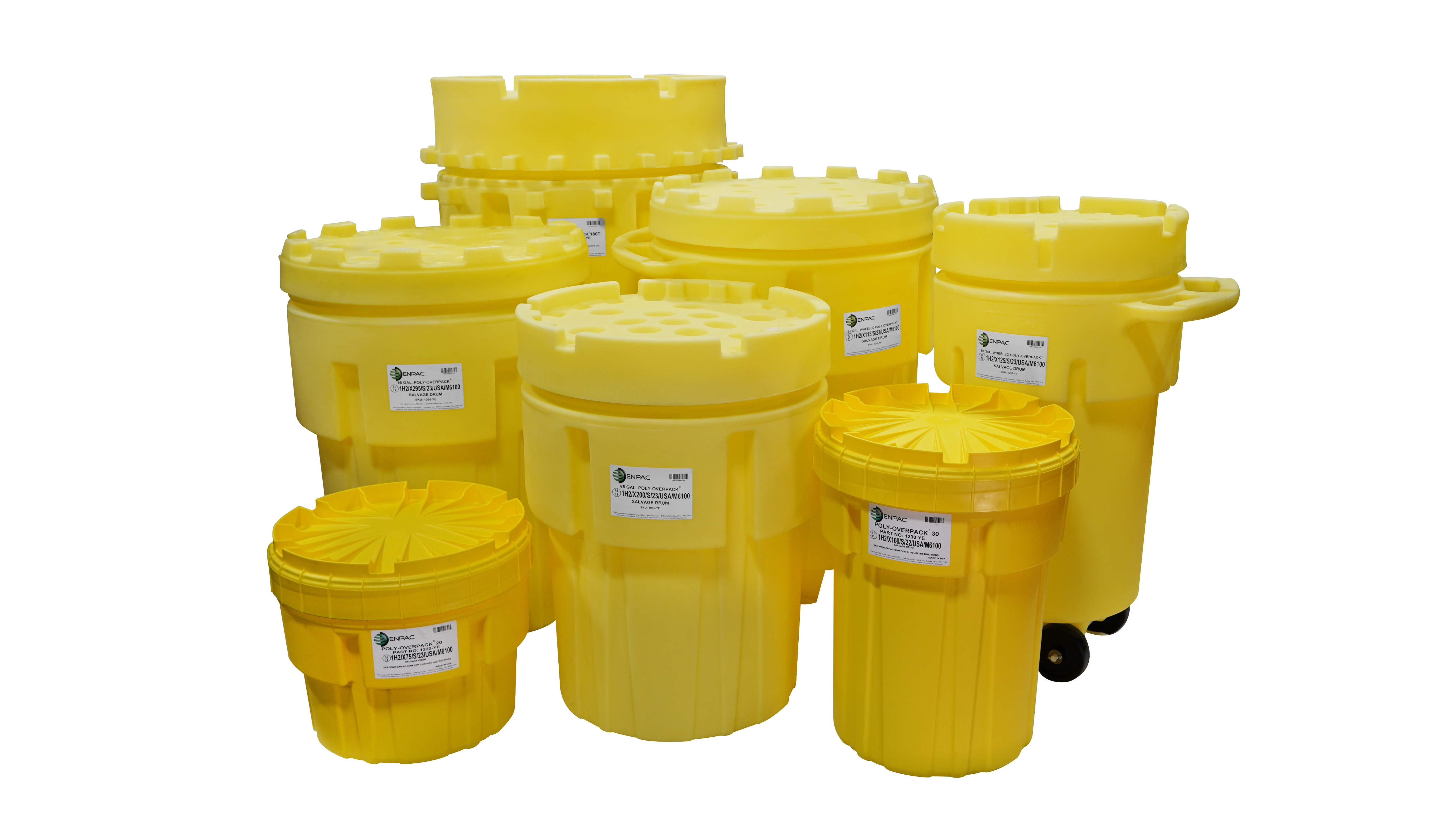 Small Yellow Parts Bin - Corrosion Resistant Stackable Bin