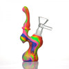 Silicone Bubbler w/ Glass Bowl | Assorted Colors