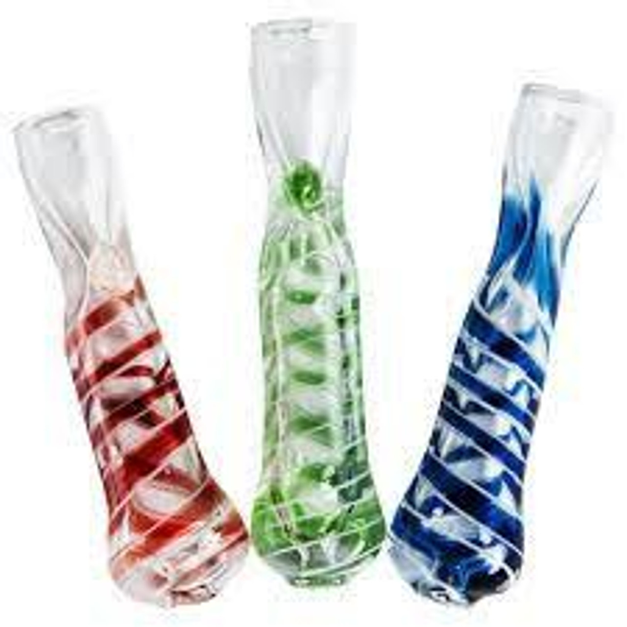 THICKER Glass Chillum Pipe, 3-in-1 Cleaning Tool / Poker Set 4 Brass  Screens One Hitter Bat Pipes for Smoking Thick Sized Glass Bat 