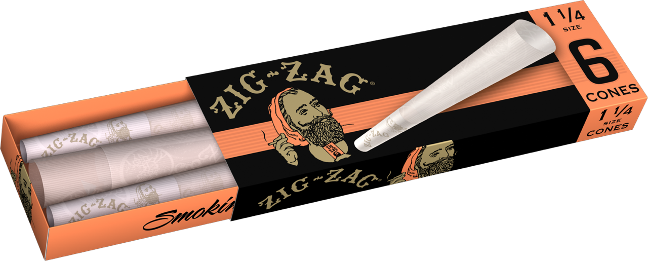  Zig Zag Orange Rolling Papers 1 1/4-5 Packs : Health & Household