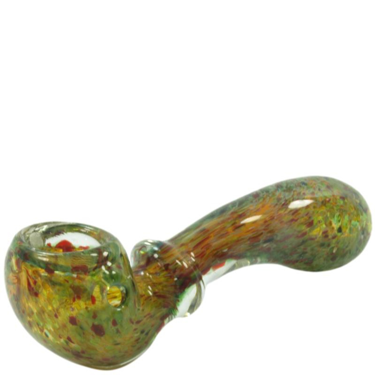 US Seller 5.5 inch Handmade Green Art Standing Sherlock Smoking Bowl Glass Pipe 