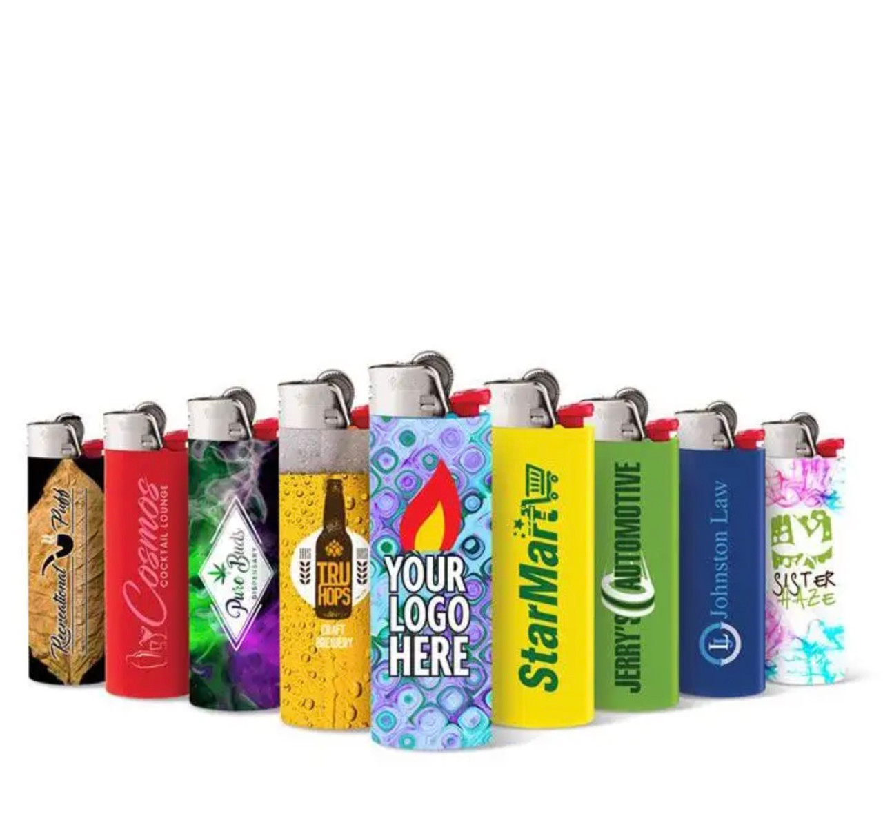 Custom Lighter Wraps, BIC Printed Lighters