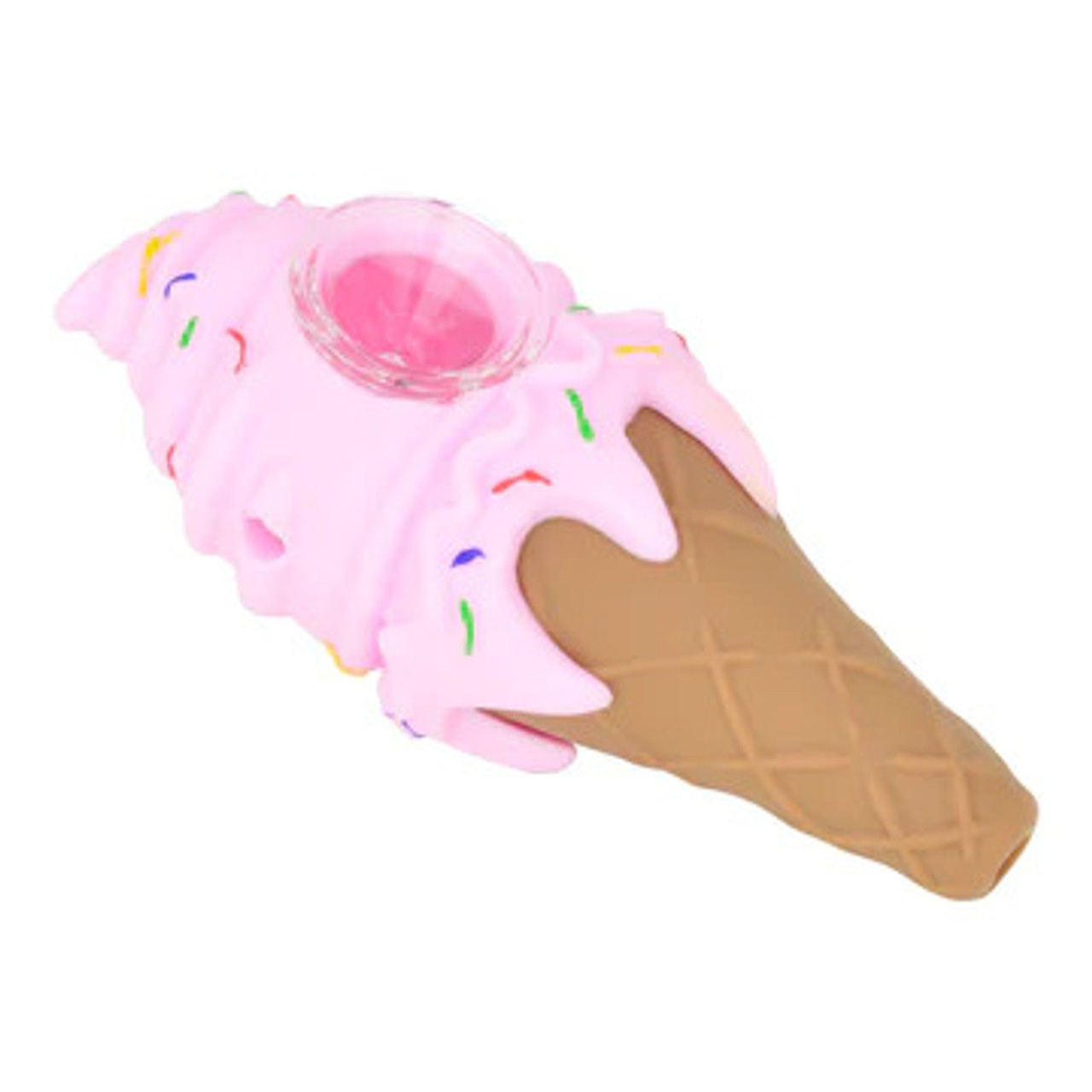 Ice Cream Cone 7 Silicone Bong