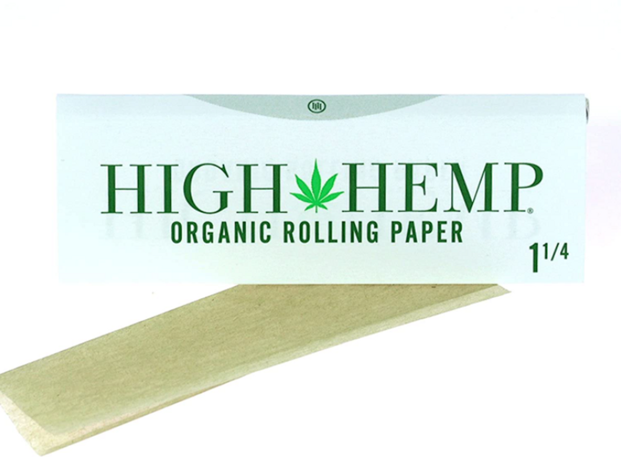 High Hemp Organic 1-1/4 Rolling Paper, RYO Supplies