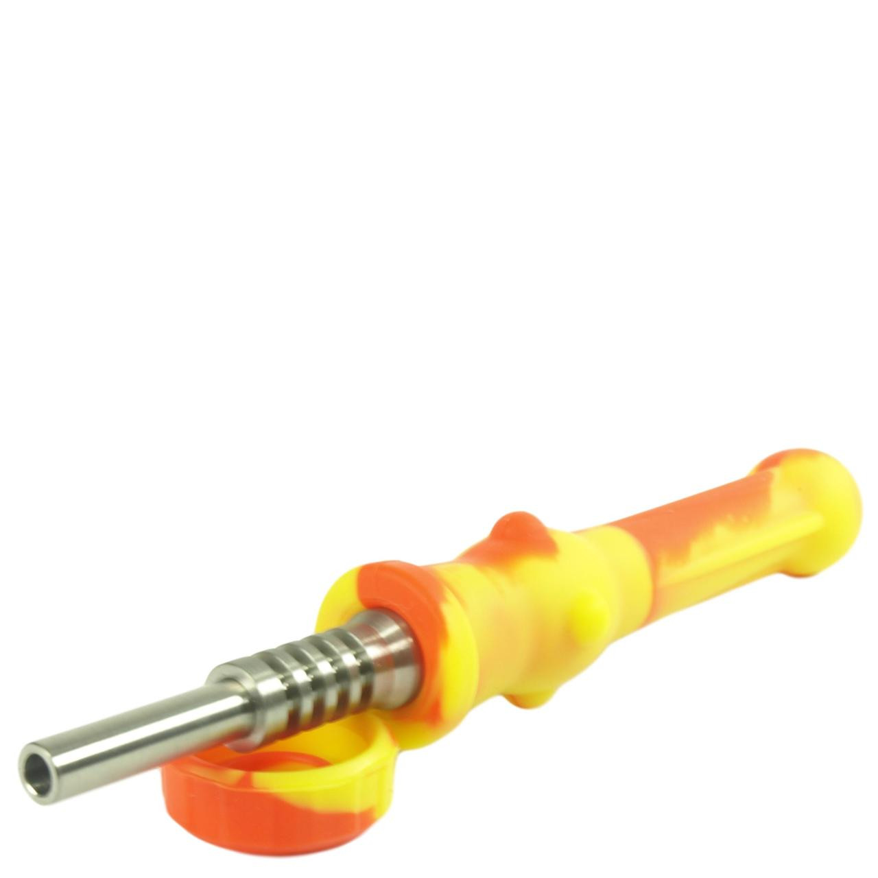 Silicone NC with Stainless Steel Tip & Quartz Tip Dab Straw Oil