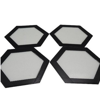 Silicone Non Stick Dab Mat 5" Hexagon 